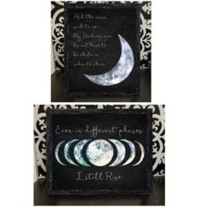 Set 2 Framed Moon Prints